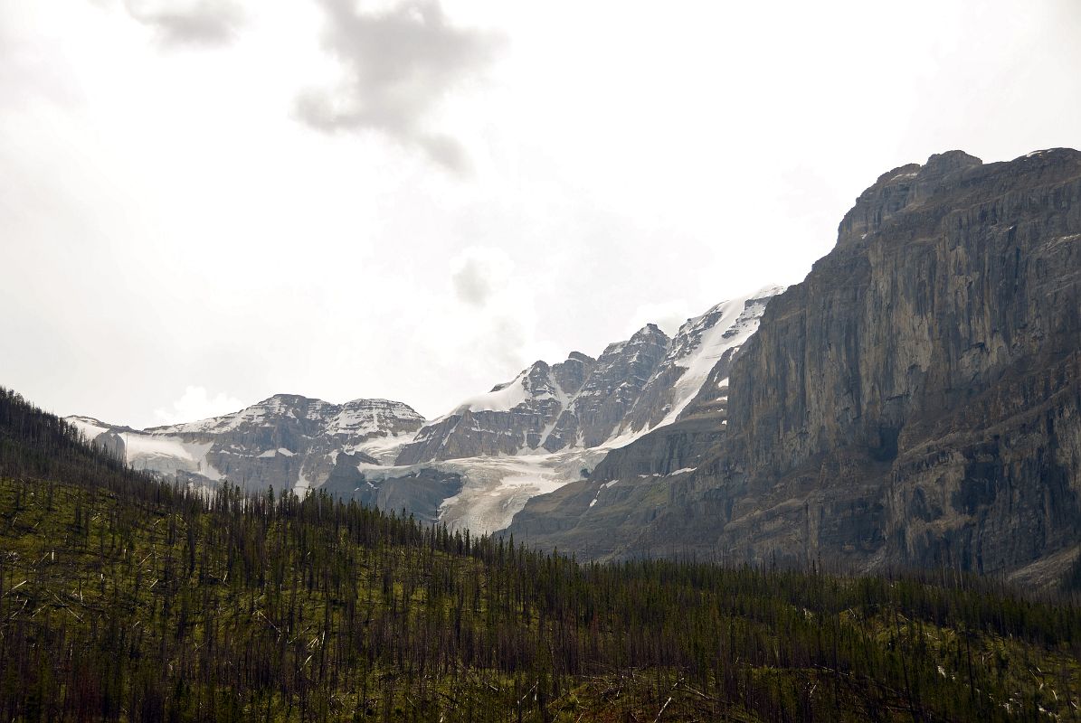 08 Stanley Peak Early Afternoon From Highway 93 Just After Castle Junction In Summer